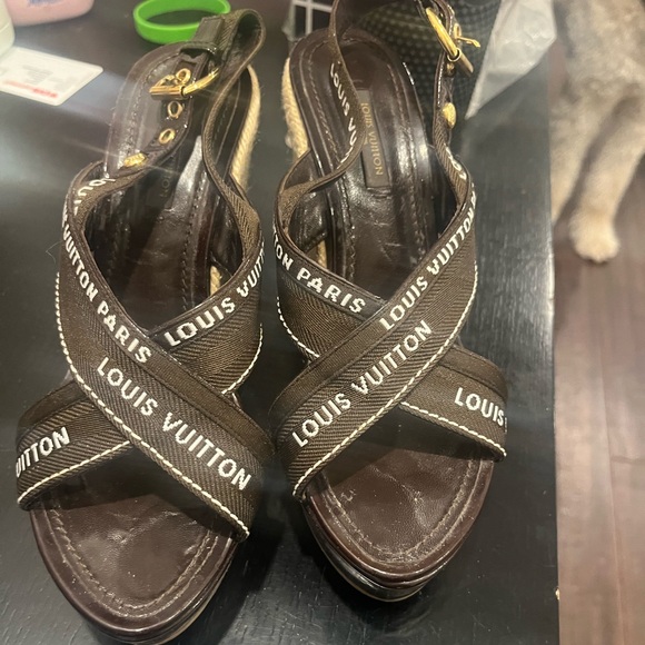 Real Louis Vuitton vintage espadrille - Picture 2 of 7